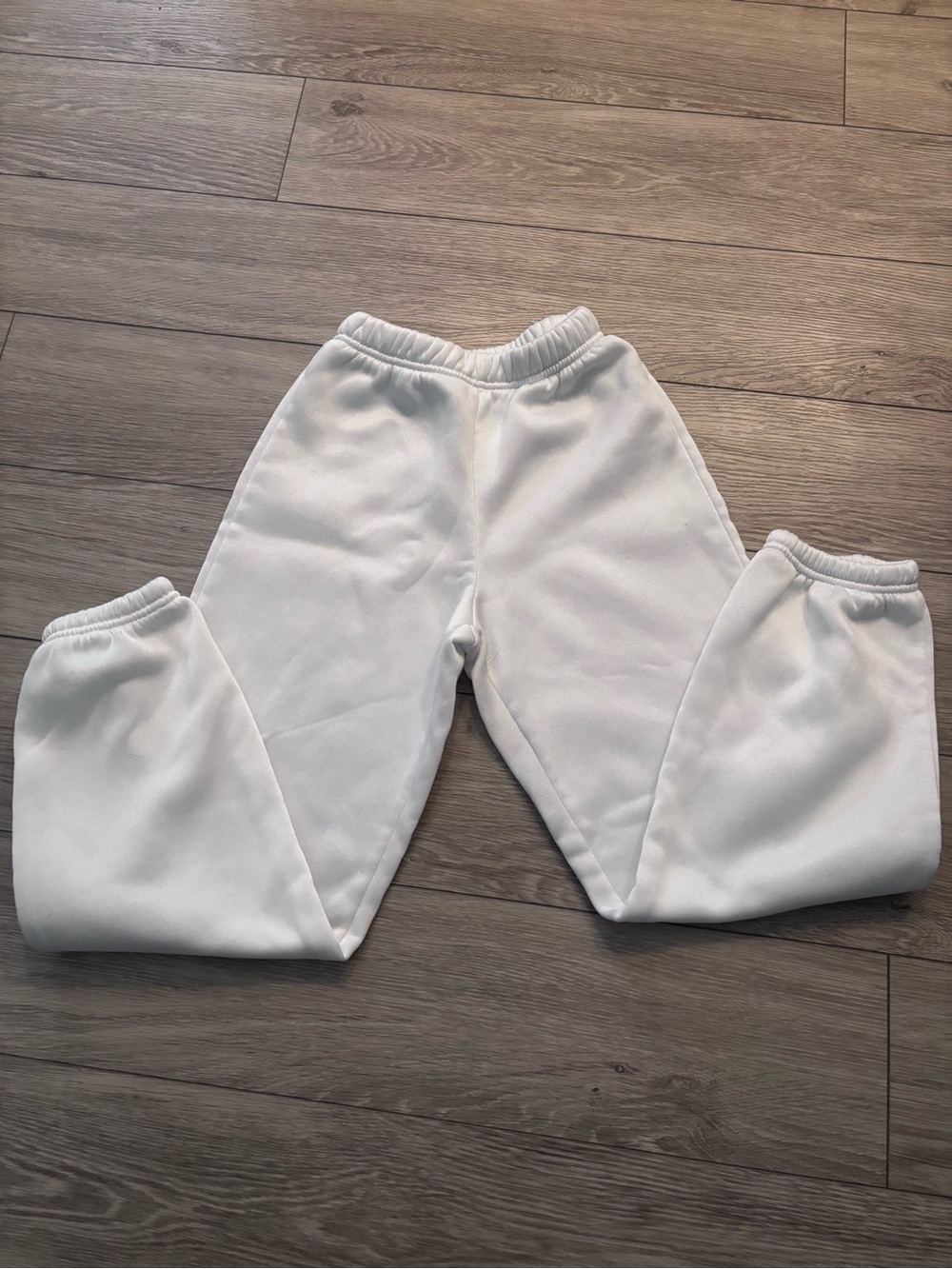 SHEIN White Kids Fleece Joggers